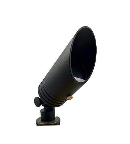 LUMiON Outdoor Lighting 2-Pack Ignite LED Spot Light Powder Coated Black Includes 4 Watt 2700K MR-16 LED Lamp and 2 Water Resistant Grease Filled Wire Connectors