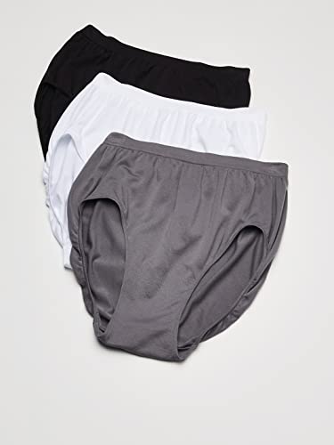Image of Bali Women's Comfort Revolution Seamless Brief Underwear, Microfiber Stretch Panty, 3-pack