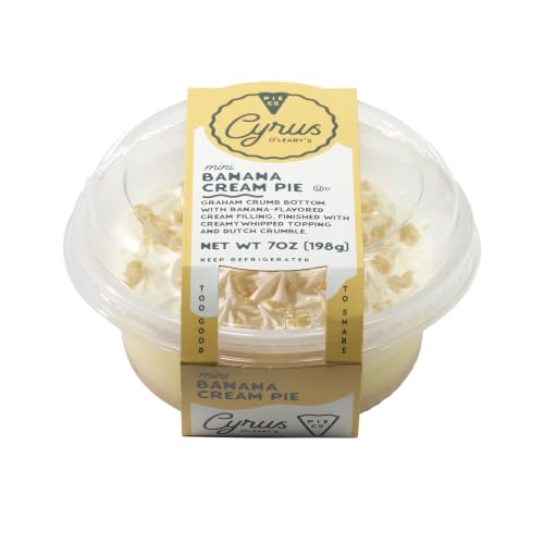 Cyrus O'Leary's, Banana Cream Pie, 7 oz (frozen)