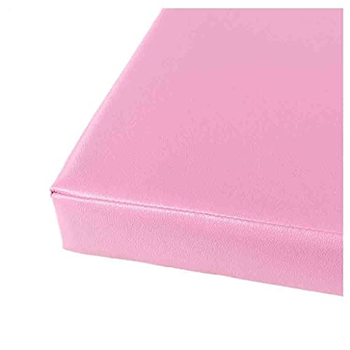 Cojín de banco para exteriores, impermeable, antideslizante, para bancos de jardín, base gruesa para columpio de Hollywood, tamaños disponibles, color rosa, 60 x 30 x 5 cm