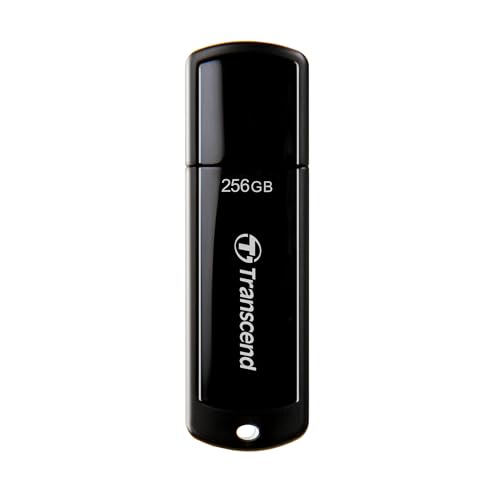 JetFlash 700 USB 3.1 Gen 1 da 256 GB, chiavetta USB nera - TS256GJF700 - Chiavetta USB - Immagine 1