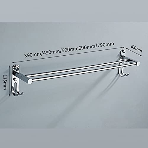 Porte-serviettes mural double pour optimiser les petits espaces - 8