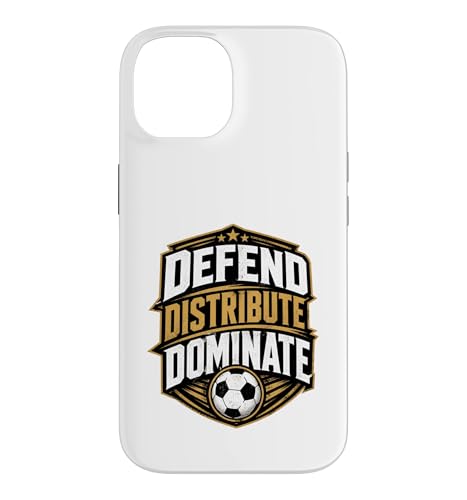 Football Collection Soccer Defend Distribute Dominate �X�}�z�P�[�X iPhone 14 �p