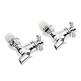 YJDOORPLAY 2 Stück Getränkespender Wasserhahn für kalte und heiße Getränke, ABS-Ersatzhahn mit verzinkter Oberfläche für Trinkbrunnen, Eimerrohr für Partys (Silber)