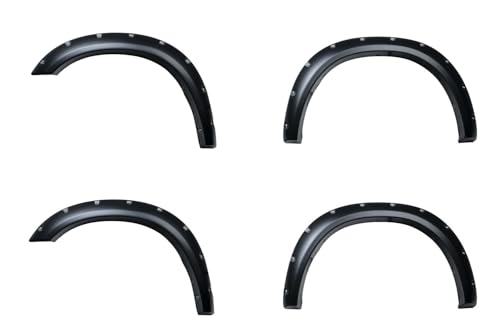 Image of Husky Liners Fender Flares Pocket Style | Fits 2019-2026 Ram 2500, 2019-2026 Ram 3500 | Front & Rear, 4-pc Black - 2805930