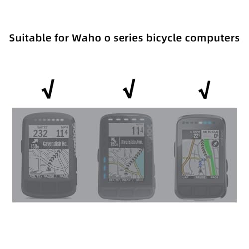YYunying Fahrradcomputer Halterungsadapter Kompatibel mit Wa hoo Series Teil Ersetzen Fahrradcomputer-Ersatzadapter, Rückabdeckung