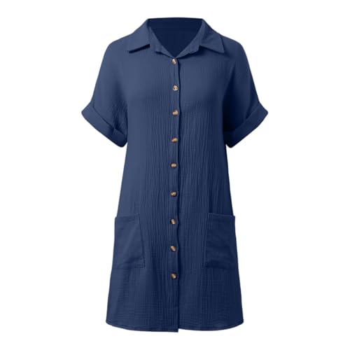 Robe d'été pour femmes en mousseline ample et décontractée - 3