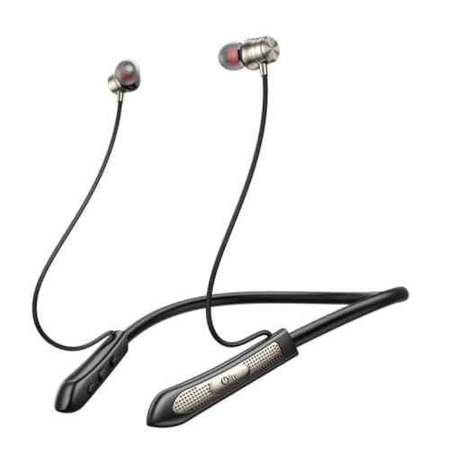 Image of Hello Wireless Bluetooth Neckband with ENC Mic, 48H Playtime, Bluetooth 5.3, 12mm Deep Bass Drivers, Type-C Fast Charging, IPX4 Sweat & Water Resistant, Magnetic Earbuds