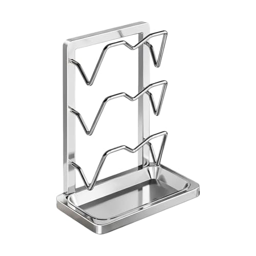 Support couvercle de casserole avec plateau d'égouttement - 2