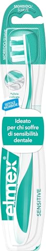 Elmex Sensitive, Cepillo de Dientes Suave, Encías Sensibles, 1 Ud