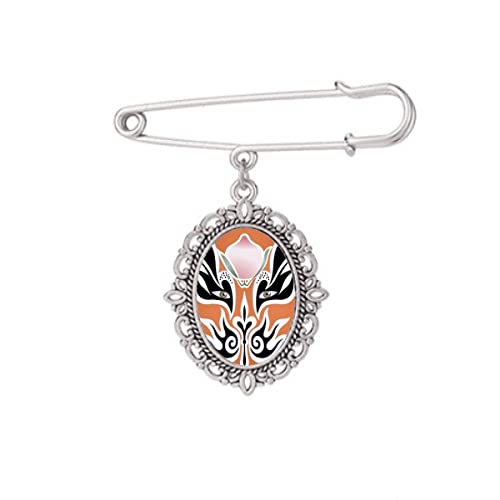 Broche Jinshuiqiao Pékin tête colorée taille M pour robe et chemise