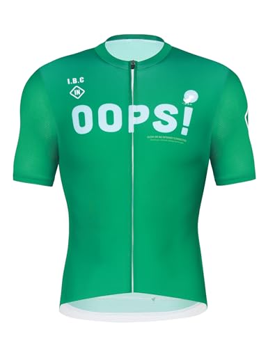 INBIKE Maillot Corto Bicicleta de Montaña para Hombre Camiseta Ciclismo Transpirable Secado Rápido Verano Cómodo Verde-S