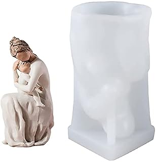 3D Parent-Child Candle Mould Candle Silicone Molds Body Art Candle Mould DIY Torso Candle Mould for Fragrance Candle Soap Chocolate Decorating Craft