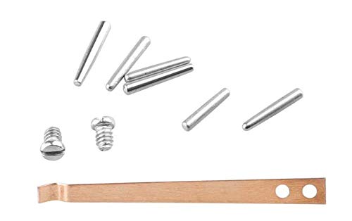 image for Jiayouy Flute Repair Kit Flute Pads + Key shaft + Screws + Gaskets + R