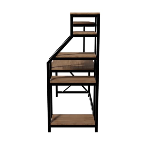 Image of Riyan Luxiwood Rio Computer Table in Engineering Wood for Home & Office, Simple Style Desk, Scratch Resistance Surface, Easy to Assemble. (Beige)