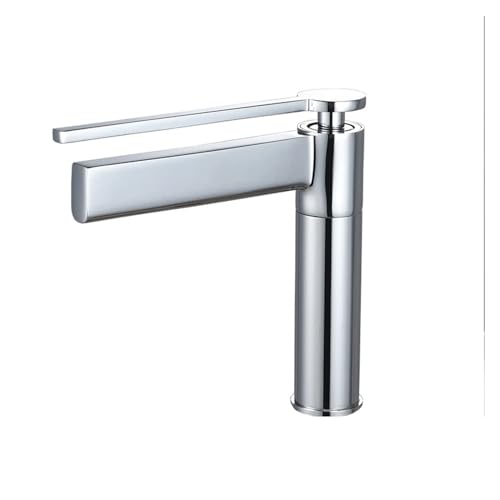 Robinet de bassin et pomme de douche mitigeur eau chaude et froide pour lavabo de salle de bain