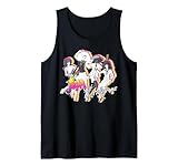 jem and the holograms misfits costume 26HAJH00009A-001 Jem And The Holograms Full Band Colorful Layered Silhouettes Canotta