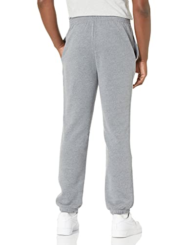 Amazon Essentials Men's Closed Bottom Fleece Joggers (Available in Big & Tall), Grey Heather, XL - Image 2