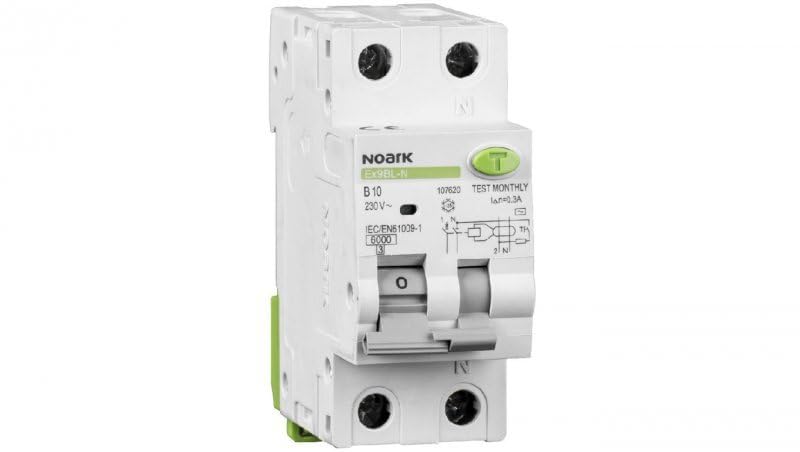 APAGADO DIFF CON SEGURIDAD DINTEL ICN 6KA 1 + NBANDA. CARBONIZARSE. B IN 10A I? N 30MA TIPO DE CA EX9BL-N 1P + N B10 30MA
