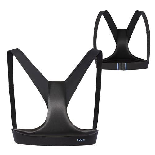 Soobi Satin Breast Pillow Bra (Adjustable, C+ Cups Sizes) for Decolletage Wrinkle Prevention