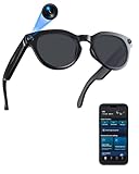 Orpnkna Smart Glasses with 8MP Camera, 1200P HD Video Recording, Real-Time Translation & Voice Assistant, Open-Ear Bluetooth Audio for Vlogging, Travel & Meetings-Sunglasses
