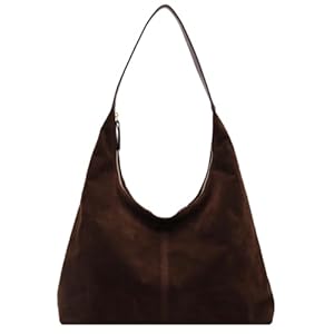 Bolso de hombro de gamuza de moda para mujer, bolso cruzado con asa superior, para viajes, universidad, trabajo, bolso de mano