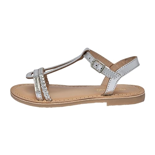 Sandale Les Tropeziennes Enfant Badou en cuir véritable pour fille