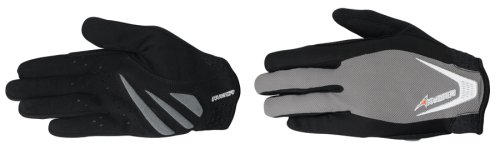 Gants de cyclisme doigt long Avenir Sérieux S gris