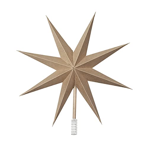 Broste Copenhagen Christbaumspitze Top Star aus Papier in der Farbe...