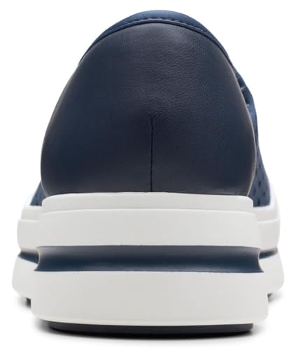 Clarks CloudSteppers Women's Audreigh Star Loafer, Navy, 9.5 M US