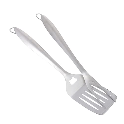 Kit de herramientas para barbacoa BESPORTBLE 2 piezas acero inoxidable miniatura 1