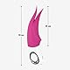 FUN FACTORY Externer Klitoris-Vibrator VOLTA (Pink) – Leiser & kraftvoller Auflegevibrator zur Stimulation von Klitoris, Nippel, Penis - 100% medizinisches Silikon mit LOOP Griff