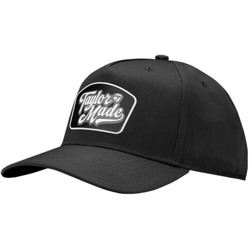 TaylorMade Golf 2025 Lifestyle AFrame Hat Black