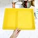 GLEAVI 9-inch Yellow Plastic Paint Roller Tray Paint Holder Pan for Wall Painting Supplies Home Interior Painting Tools