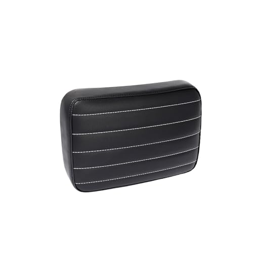 Asiento trasero rectangular de 8 ventosas para moto Custom y Touring 5