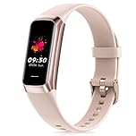 Spurkey Fitness Tracker with 24/7 Heart Rate, Blood Oxygen Blood Pressure Sleep Monitor, Activity Trackers IP68 Waterproof,Step Counter Calorie Pedometer Health Smart Watch for Women Men (Pink)