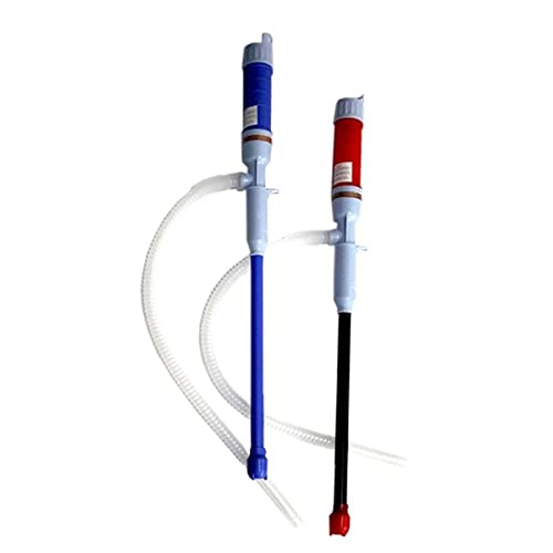 ZTBH Submersible Sump Pump Electric Oil Pump Siphon Liquid Transfer Pump Handheld Pump Battery Operated Water Gas Tools Portable Car Siphon Petrol Fuel Transfer Pump (Color : RED)