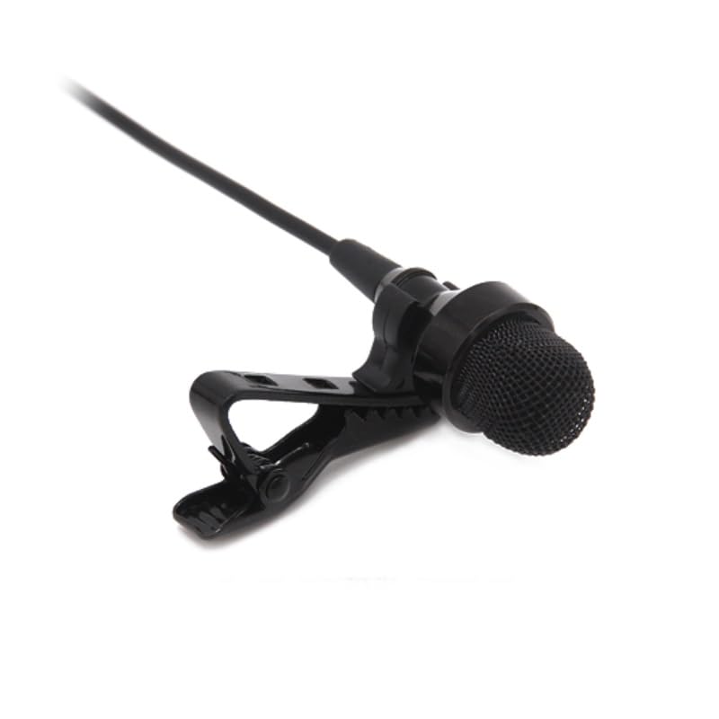 Generic Replacement MS05 Metal Lavalier Collar Lapel Clip on Microphone for Shure SLXD1 Bodypack Transmitter, Unidirectional, ta4f 4 Pins, Metal Collar Clip, Black, LP05D4