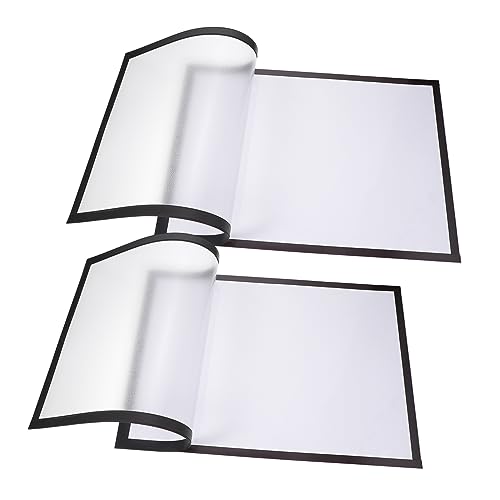 Luxshiny 2sets Magnetic Picture Frames for Photos Self-adhesive Magnetic Display Frames for Home Office Gallery Use Wall Hanging Photo Holders