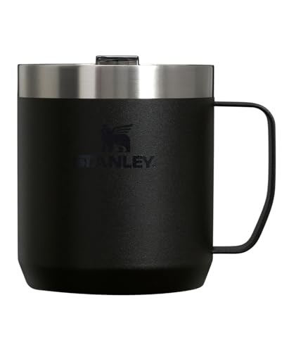 Stanley Stay-Hot Camp Mug 12 oz | Press Fit Drink Through Lid | Cup for Coffee
