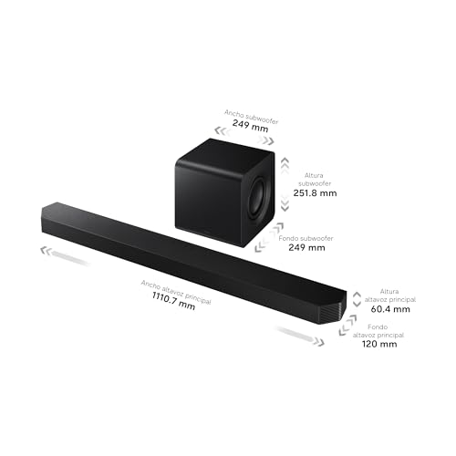 Miniatura 6 de Samsung Barra de Sonido HW-Q800H/XC -Wireless Dolby Atmos, 5.1.2ch Sound, Q-Symphony, SpaceFit Sound Pro