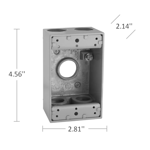 Boîtier électrique extérieur étanche Hubbell 5331-0 pour jardin - 5