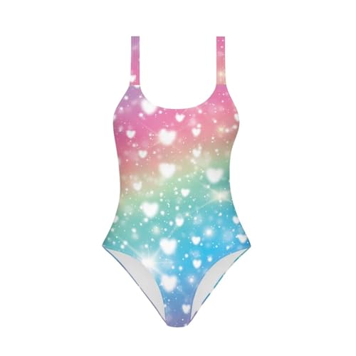 Image of YEXIATODO Kids One Piece Swimsuit for Teen Girls Womens Bathing Suit High Waist Bikini Set Girls Swimsuit for 7-18 Years Old