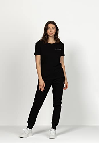 Borussia Dortmund Damen Bvb Jogginghose Für Frauen Trainingshose, Schwarz, S Lang EU