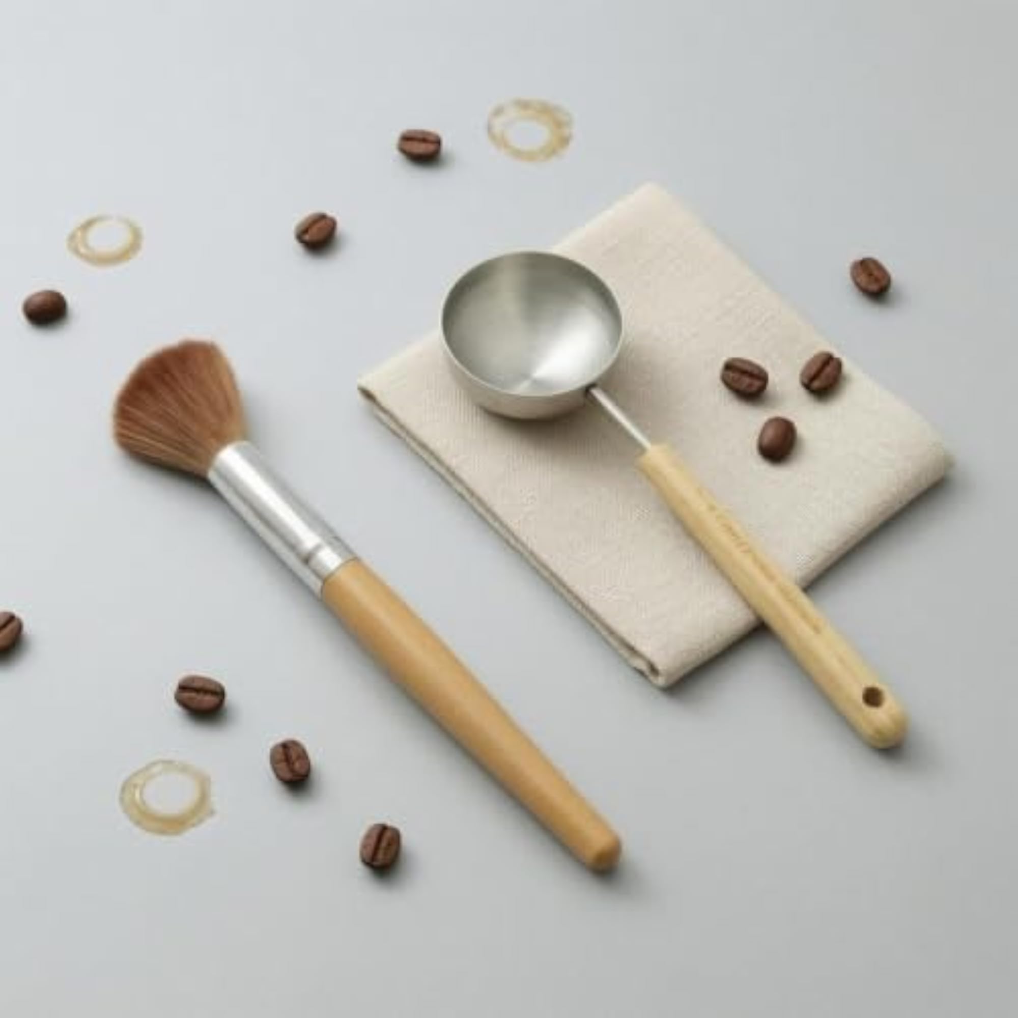 Wooden Handled Coffee Tool, Bean Spoon
