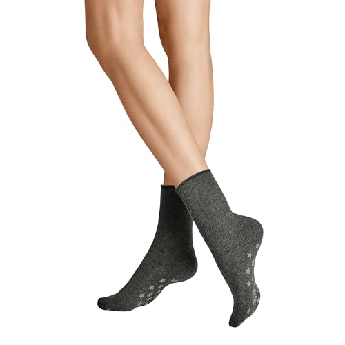 Preisvergleich Produktbild Hudson Damen Socken Homepads antirutsch Grau-mel. 0550 35-38