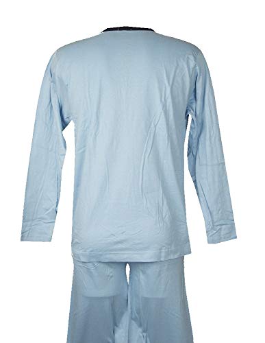 Pyjama homme jersey coton été ouvert devant pour nuits fraîches