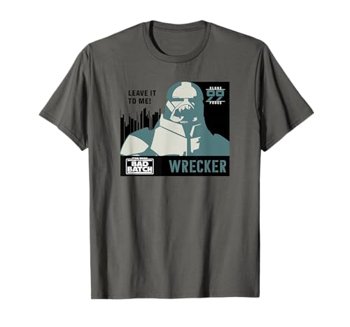 Star Wars The Bad Batch T-shirt au graphisme authentique de Wrecker en armure