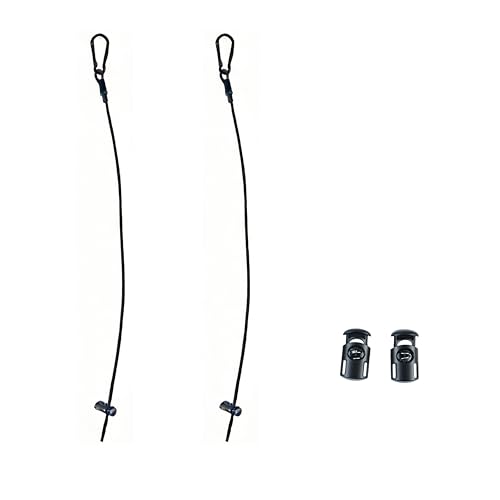 New valley warbler Pickleball Ball Stringer Cable with Chord, Fits 5 Official Balls, 2-Pack (Black)