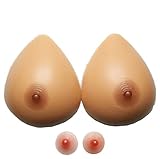 ❥Produktinformation: Paket enthält 1 * Paar Silikonbrüste (Taschen-BH nicht enthalten); Größen reichen von A-Cup bis HH-Cup. Es gibt verschiedene Größen für Ihre Wahl.